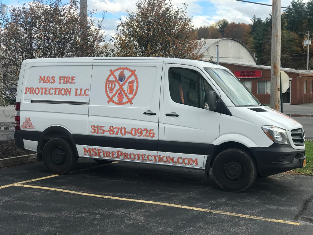 M&S Fire Protection Van
